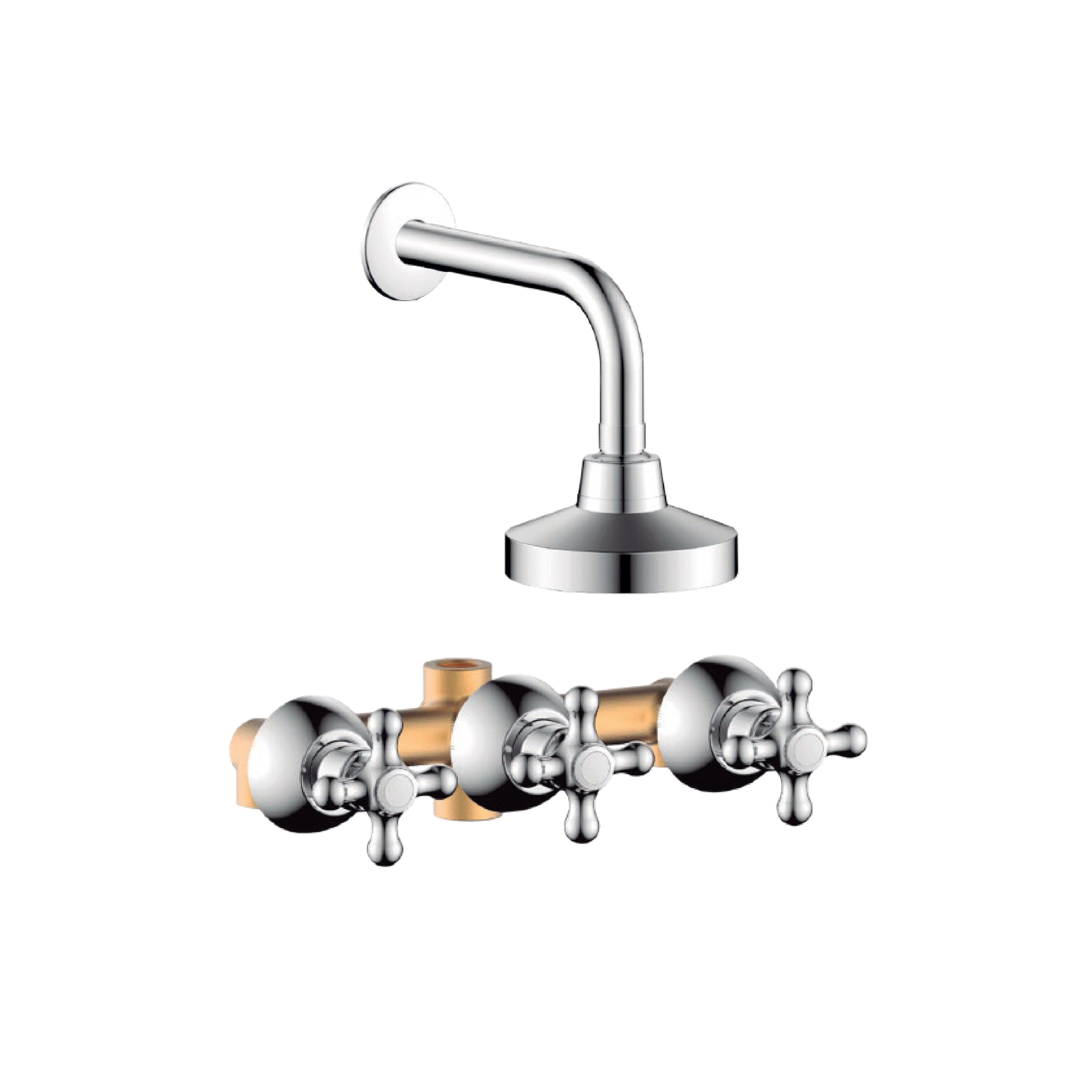 Mezcladora P/Ducha Y Tina -3001- New Style Cruz Fratelli